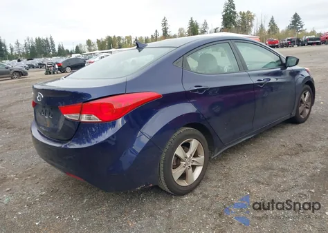 2012 Hyundai Elantra Gls/Limited из США, поврежденный, VIN 5NPDH4AE2CH106128